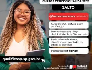 Aberta inscrição para curso gratuito em Metrologia Básica em Salto