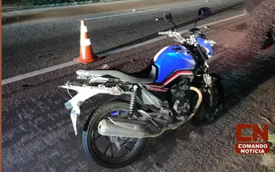 Motociclista é socorrido ao Haoc após acidente na SP-75